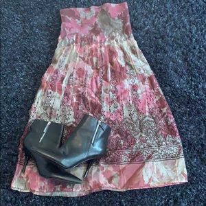 BEAUTIFUL FLORAL PINK PRINT DRESS 👗